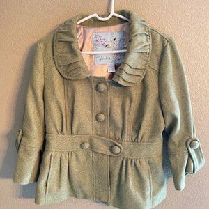 Vintage-style Tabitha (Anthropologie Brand) Jacket-Sage Green (Size 12)